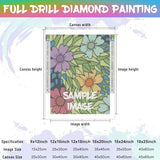 LNZZ Orchard Wine Woman Diamond Painting Kits for Adults Beginners,5D DIY Diamond Art Kit,Full Round Drill Diamond Gem Art for Adults,Home Wall Decor 12x16 Inch LNZZ