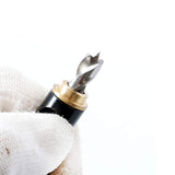 Yakamoz 2Pcs 1/4-Inch Hex Shank Center Drill Bit Set Door Window Cabinet Self Centering Hinge Tapper Core Hole Openning Puncher Bits Woodworking Tools 5mm 1/4'' YAKAMOZ