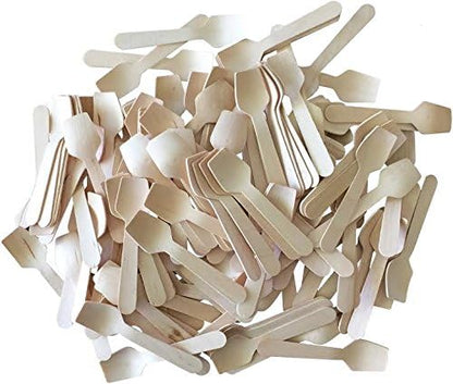 Bulk Mini Wooden Spoons -Eco Friendly Disposable Biodegradable - 3.75 Inches - 300 Pack Outside the Box Papers Brand