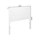 AFI NoHo Full Headboard in White AFI