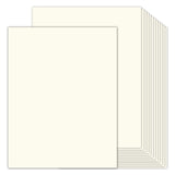 100 Sheets Cream Cardstock 8.5 x 11 Ivory Paper, Goefun Off White Card Stock Printer Paper for Cards Making, Office Printing, Certificate Goefun