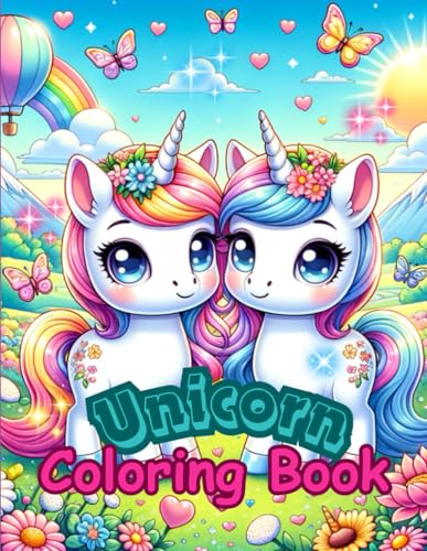 Unicorn Coloring Book: Magical Unicorns Coloring Book WoodArtSupply
