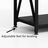 URFORESTIC 20-29 Gallon Fish Tank Stand Aquarium Stand,Metal Frame with Wooden Cabinet Storage,X-Shape 500LBS Capacity URFORESTIC