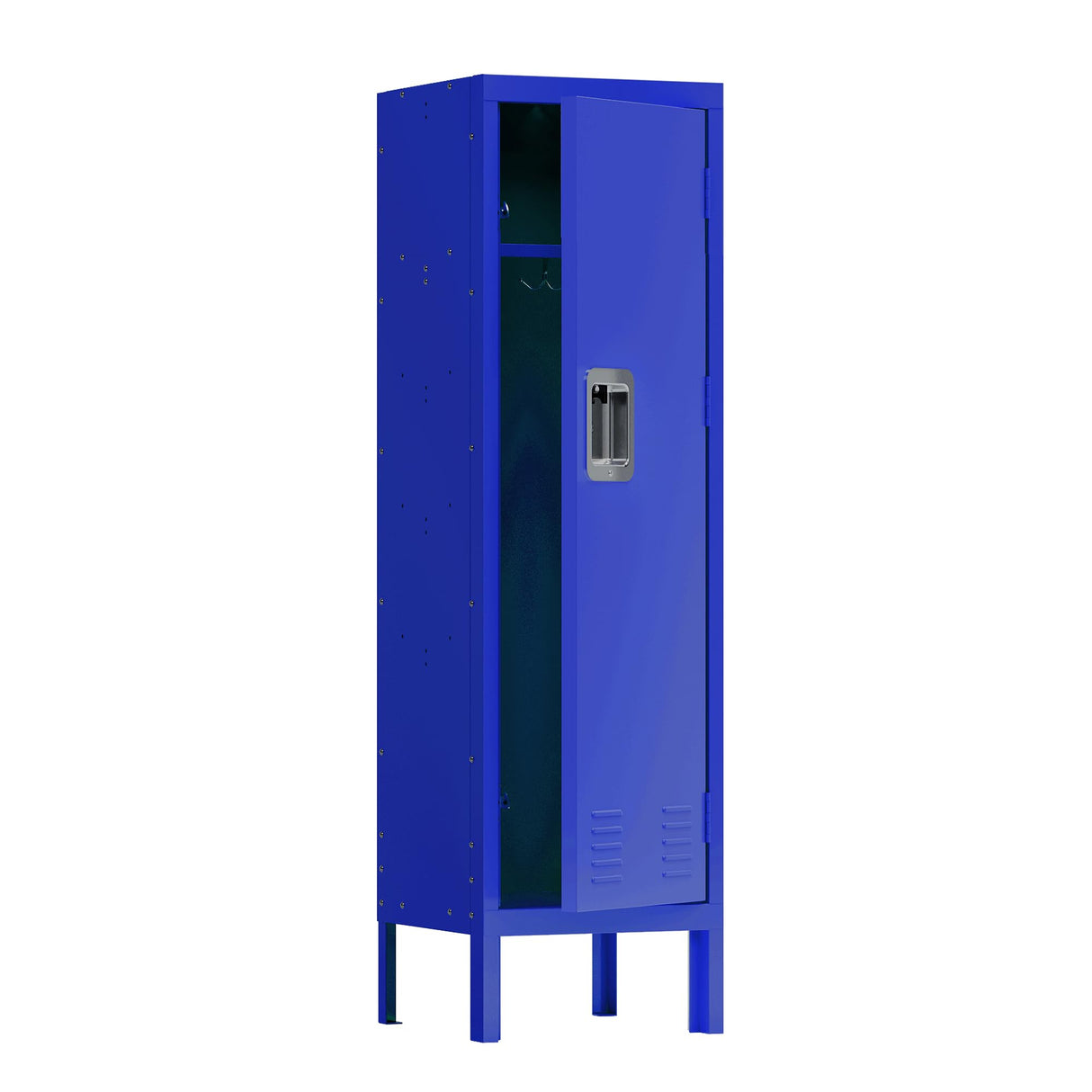 YESER Metal Storage Locker, School Locker Cabinet Lockers for Employees Gym Lockers, Lockable Storage Cabinet Small Locker for Bedroom, 54" Height Steel Locker for Home, Office, Blue YESER