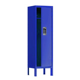YESER Metal Storage Locker, School Locker Cabinet Lockers for Employees Gym Lockers, Lockable Storage Cabinet Small Locker for Bedroom, 54" Height Steel Locker for Home, Office, Blue YESER