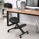 Yaheetech Kneeling Chair Ergonomic Posture Chair for Office Home Standing Work Desk Stool Adjustable Office Chair with Thick Cushion Pad & Flexible Seating Rolling Casters Yaheetech