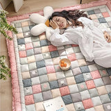 Cotton Cover Futon Mattress for Back Pain,Japanese Traditional Shikibuton Bed Tatami Sleeping Pad,Foldable Roll Up Tatami Mattress Pad,Traditional Japanese Roll Up Bed,27.56x70.87in Floor Mattress KnvsS