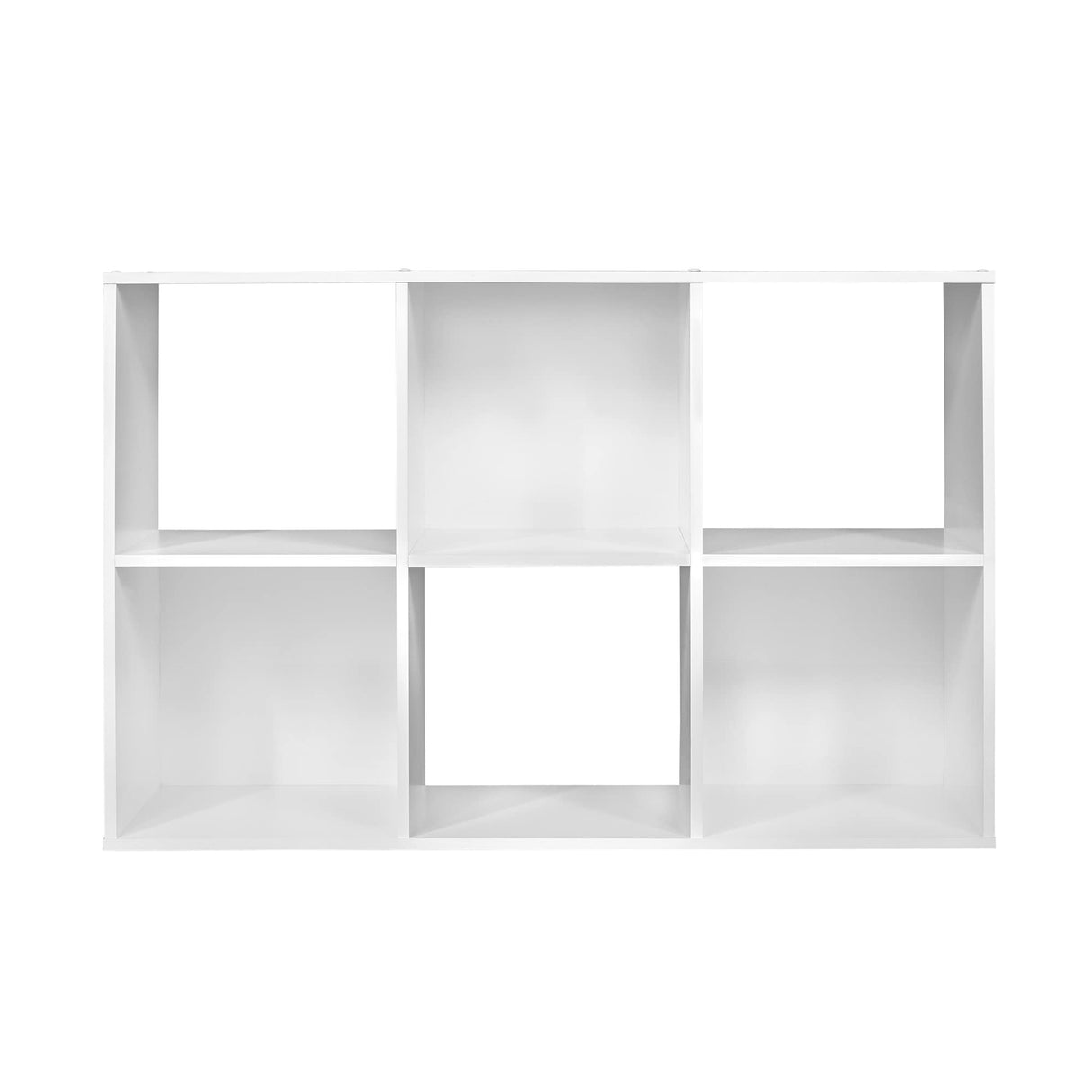 Closetmaid Decorative Home Stackable 6 Cube Cubeicals Organizer Storage Bookcase, with Hardware for Office, Home and Closet, White ClosetMaid
