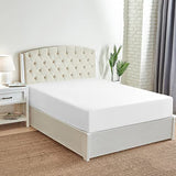 Mellanni Twin Fitted Sheet - Iconic Collection Bedding Sheets with up to 16 inch Deep Pocket - Soft & Cooling - Fade & Stain Resistant - 1 PC (Twin, White) Mellanni