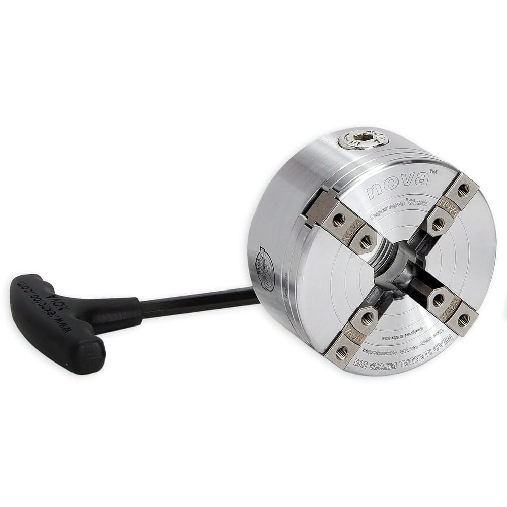 NOVA 23282 LITE SuperDirect Thread 1-1/4 in. - 8 TPI Chuck Body Only Companion Set Nova