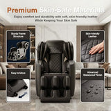 Massage Chair Full Body 2025 Upgraded Zero Gravity Recliner with Heat, 10 Fix Points, Airbag, Touch Screen, Footrest, Shiatsu Massage Chair Full Body for Parents Seniors Casaphoria