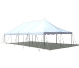 TentandTable 20' x 40' Premium Canopy Tent, White, Outdoor Pole Tent, 80-160 Person Capacity for Parties, Weddings, Events, Commercial and Residential Use, Large Heavy Duty Vinyl Canopy Tents TentandTable