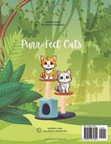 Purr-Fect Cats Coloring Book: A Kitty Coloring Adventure WoodArtSupply