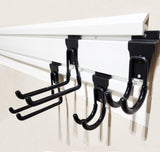 ATOOLA Slatwall Panels 6" x 24", 4-Pack Slatwall Board, PVC Slat Wall Paneling, Heavy Duty Garage Wall Organizer ATOOLA