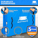 Nordic Elk Mattress Bags for Moving and Storage (King) Heavy Duty Moving Supplies, 8 Sturdy Handles, Strong Zipper, Mattress Cover Bed Bags, Storage Cover Essentials Packing Protector Nordic Elk