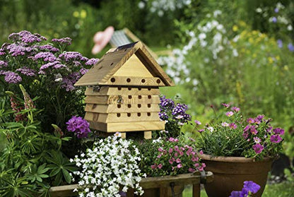 Wildlife World SBH2 Solitary Bee Hive, Wood - WoodArtSupply