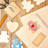 Juexica 24 Pcs 12" X 18"x 1/8" Basswood Craft Sheets 3mm Plywood Board Wood Thin Sheets for Arts Crafts Woodworking Scroll Sawing Projects Painting Drawing Laser Cutting Projects Juexica