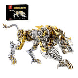 Leopard 3D Metal Model Kit for Adults and Teens, 3D Metal Puzzle, DIY Metal Building Kit, Challenging Assembly Model, Brain Teaser Challenge, Desktop Decor, Collectible Gift for Men