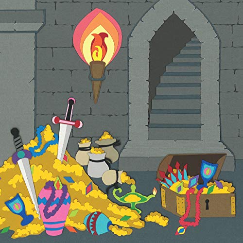 My First Origami Fairy Tales Kit: Paper Models of Knights, Princesses, Dragons, Ogres and More! (includes Folding Sheets, Easy-to-Read Instructions, Story Backdrops, 85 stickers) (Tuttle Specials) WoodArtSupply