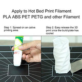 ACEIRMC 3D Printer Glue Stick for Hot Bed Print Filament PLA ABS PET PETG Washable Anti-Tilt Non-Toxic - 21g(Pack of 3) (3pcs) ACEIRMC