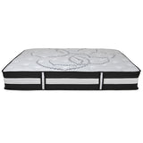 Flash Furniture Capri Comfortable Sleep 12" Hybrid Pocket Spring and Foam Mattress, Foam Pocket Spring Hybrid Mattress for Pressure Relief, Queen Flash Furniture