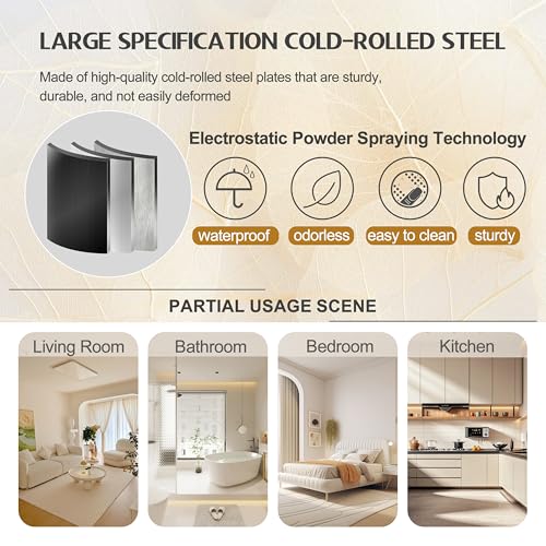 GAIOUS 71" Tall Metal Pantry Cabinet, Steel Storage Cabinets with 2 Doors, 2 Adjustable Shelf and 2 Drawers, Used as Kitchen Cabinet, Freestanding Cupboard for Kitchen, Office, Living Room (Green) GAIOUS