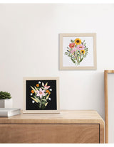 Sutesloly 4 Sets Beginner Embroidery Kits for Adults,Learn Plant Flower Simple Hand Embroidery Starting Sets with Patterns,Basic Easy Stitch Floral Mushroom Learn Embroidery Starter Practice Kit Sutesloly