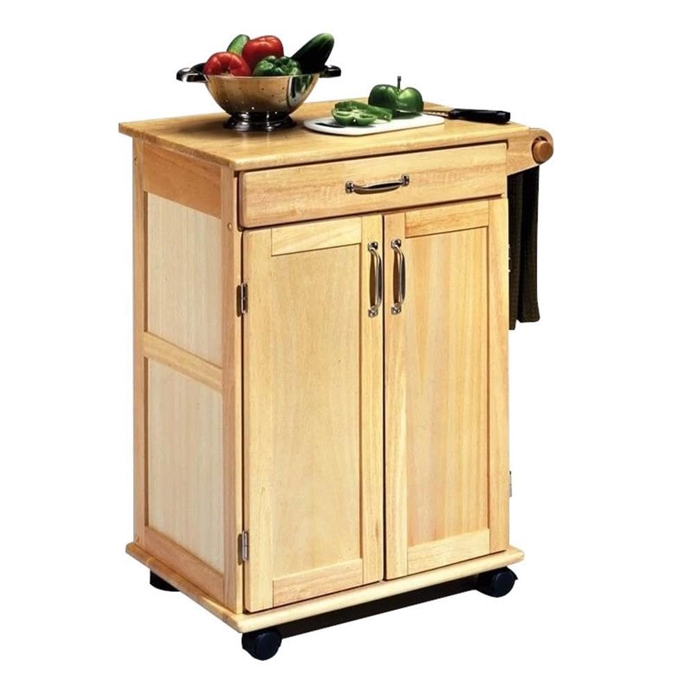 Homestyles General Line Mobile Kitchen Cart, FURNITURE, Natural homestyles