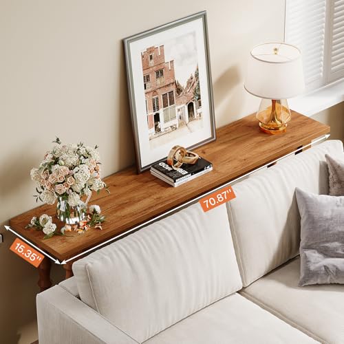 Tribesigns 70.9-Inch Extra Long Console Table for Entryway, Narrow Sofa Table Behind Couch with Solid Wood Legs, Entry Accent Table for Living Room, Foyer, Hallway, Entrance Tribesigns
