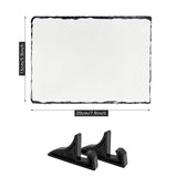 LYHLYA Sublimation Blank Slate Rock 5.9" x 7.8" Customized Memorial Frame with Display Stands Sublimation Personalized Picture Frame for Heat Transfer Printing (15x20cm Rectangle Shape) LYHLYA
