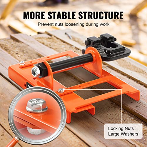 VEVOR Chainsaw Mill, Vertical Lumber Cutting Guide with 2"-6" Cutting Width, Cast Iron Portable Timber Chainsaw Attachment, Lightweight Wood Timber Milling Attachment for Builders and Woodworkers VEVOR