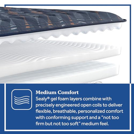 Sealy Warner 12" Medium Tight Top Innerspring Mattress - Queen Sealy