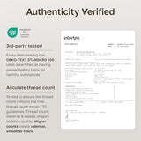 California Design Den Luxury 800 Thread Count King Size Sheets Set - 100% Cotton Sheets, Soft Sateen, Deep Pockets for a Snug Fit, Durable Bedding Set - White