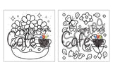 Cozy Spring: Cute Coloring Book for Adults & Teens with Easy and Bold Spring Inspired Designs (Bold and Easy Coloring Books) WoodArtSupply