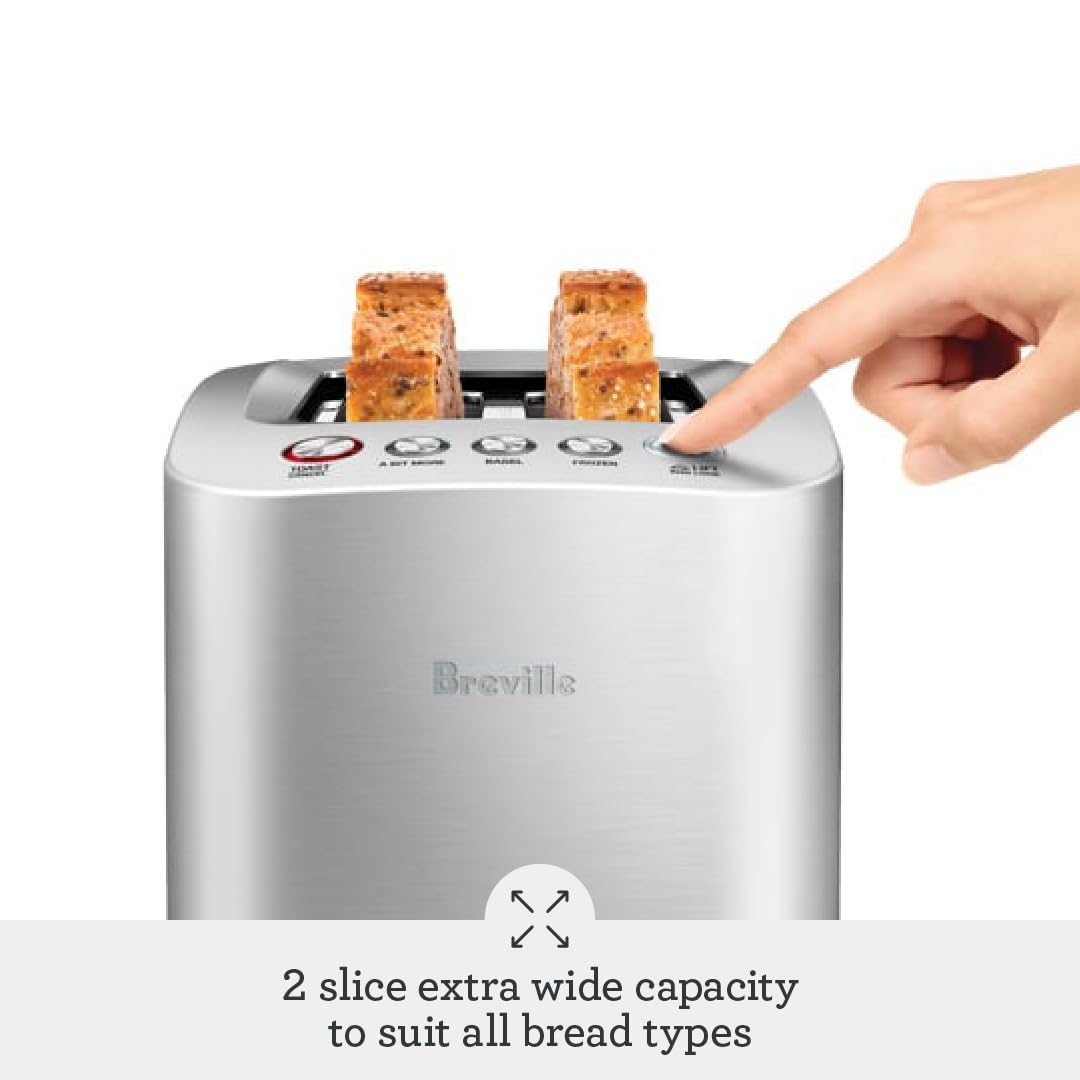 Breville Smart Toaster, 2-Slice, Brushed Aluminum Breville