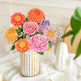 VvLons Flower Candle Molds, 6Pcs Rose, Peony, Tulip, Daisy, Sunflower, Chrysanthemum Flower Silicone Molds for Candle Making, Handmade Soap Gift, Aromatherapy Plaster, Epoxy Resin Casting
