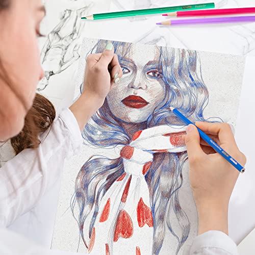 finenolo 36 Pack Colored Pencils for Adult Coloring Books, Soft Core, Art Drawing Pencils for Artists Kids Beginners, Coloring Pencils Set with Sharpener for Coloring, Sketching, Painting finenolo