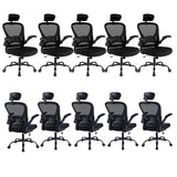10 Pack Office Chair Ergonomic Desk Chair Comfort Adjustable Height with Wheels，Lumbar Support Mesh Swivel Computer Home Office Chair,Conference Room Chairs ralex-chair