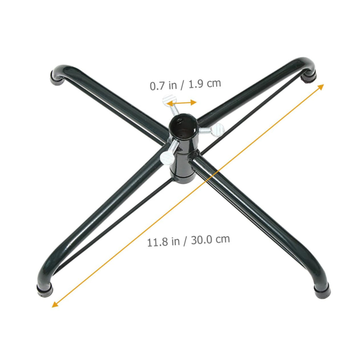 Anneome Christmas Tree Base Rotating Tripod Adjustable Stand Greenery Decor Metal Christmas Tree Stand Christmas Tree Stand for Artificial Trees Christmas Tree Rotating Base Green Fold 30cm Anneome