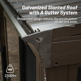 Domi 10x12FT Wall Mounted Sunroom, Against Wall Solarium with Galvanized Steel Sloping Roof, Detachable PVC Screen, Lockable Sliding Door, Lean-to Gazebo Sun Room for Patio Deck domi outdoor living