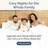 Full Size Flat Sheet - Hotel Quality Top Flat Bed Sheet Only - Ultra-Soft, Comfy, Breathable & Cooling - Fade & Wrinkle Free - Easy-Care, Stain & Shrink Resistant Bedding - Easy-Fit & Oeko-Tex - White CGK Unlimited