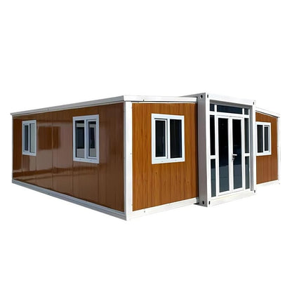 Small Footprint House, Efficient Prefab Dwelling, Compact Living Space, 20ft 30ft 40ft for Military Barracks, Industrial Sites, Urban Living Solutions, Tiny House Communities - WoodArtSupply