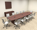 Modern Boat Shaped 14' Feet Conference Table, OF-CON-C67 UTM Furniture