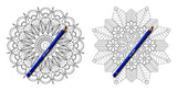 The Art of Mandala: Adult Coloring Book Featuring Beautiful Mandalas Designed to Soothe the Soul KAVNLON