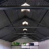 Lifetime 60075 8 x 15 Ft. Outdoor Storage Shed, Desert Sand Lifetime