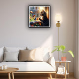 hill froeistung Cat Diamond Art Kits for Adults,5D Bird Diamond Art Painting Kits for Beginners,DIY Paint with Round Full Drill Diamond Dots Craft Home Wall Decor Gift 12x12 inch，Animal hill froeistung