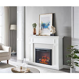 LegendFlame Carl 28" W Electric Fireplace Insert (EF262), Fireplace Heater 750/1500W, Fire Crackling Sound, Remote Control Legend Flame