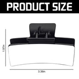 ZUYYON 8 Pack Sublimation Blanks Non-Slip 3.39 Inch Rectangle Hair Claw Clips for Thin, Thick, Long Hair - DIY Heat Transfer Strong Hold ZUYYON