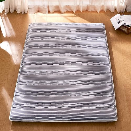jzbearapt Premium Foam Japanese Floor Mattress Futon Mattress,100% High Density Comfortable Foam,Thicken Tatami Mat Sleeping Pad,Portable Kids Adults Sleeping Mats for Guest Room, Dormitory jzbearapt