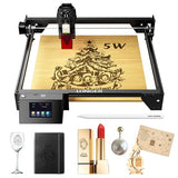Longer RAY5 5000mW Laser Engraver is an economical Machine Suitable for Beginners, App Offline Control, DIY Engraver Tool for Metal/Glass/Wood, Engraving Area of 15.7"x15.7", Laser Class ii Longer
